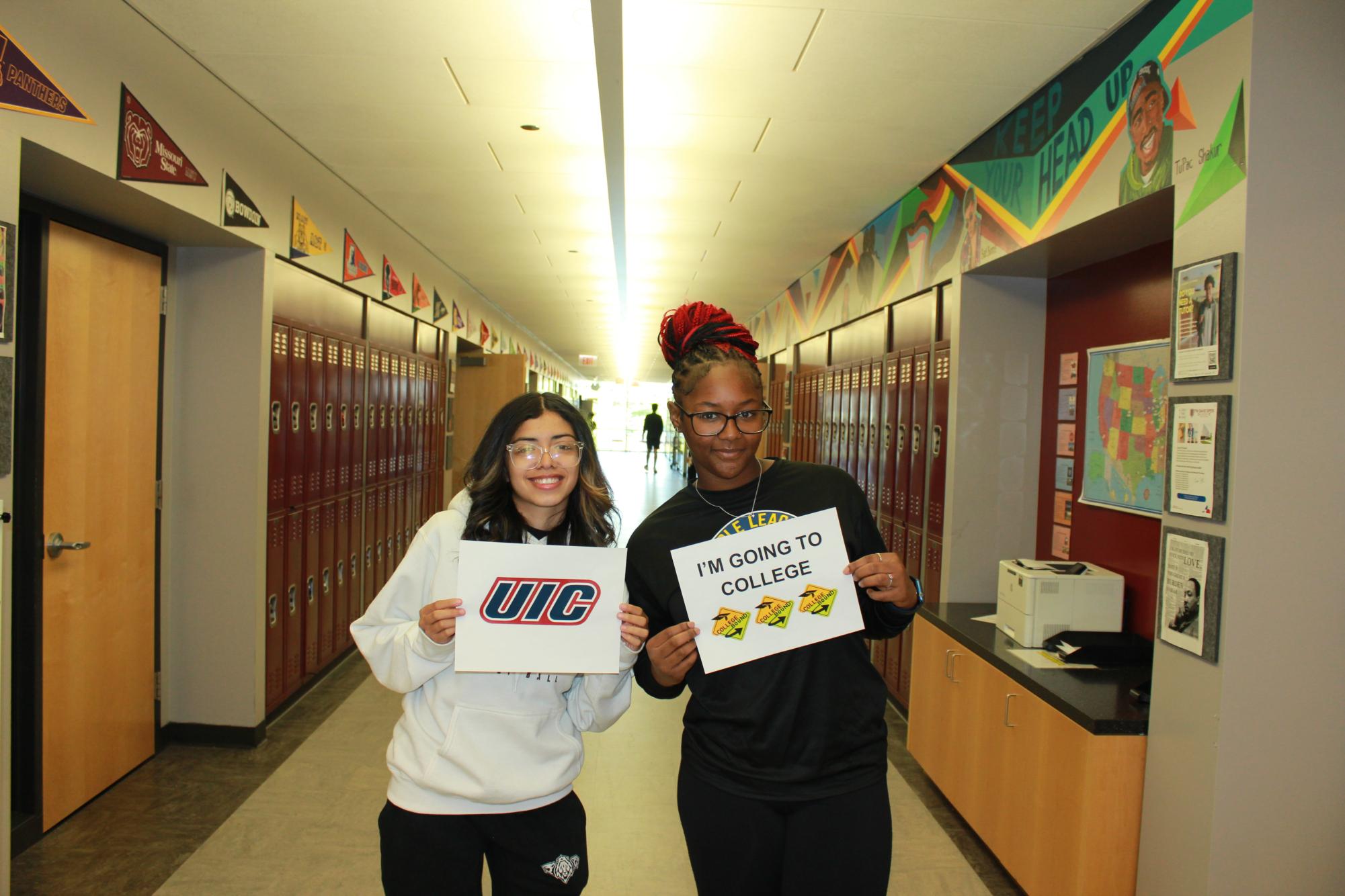 Seniors Celebrate Decision Day in College Seminar!